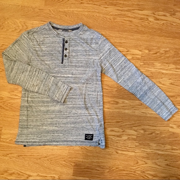 H&M Other - Kids Long Sleeve Textured Pattern Crew Neck Top
